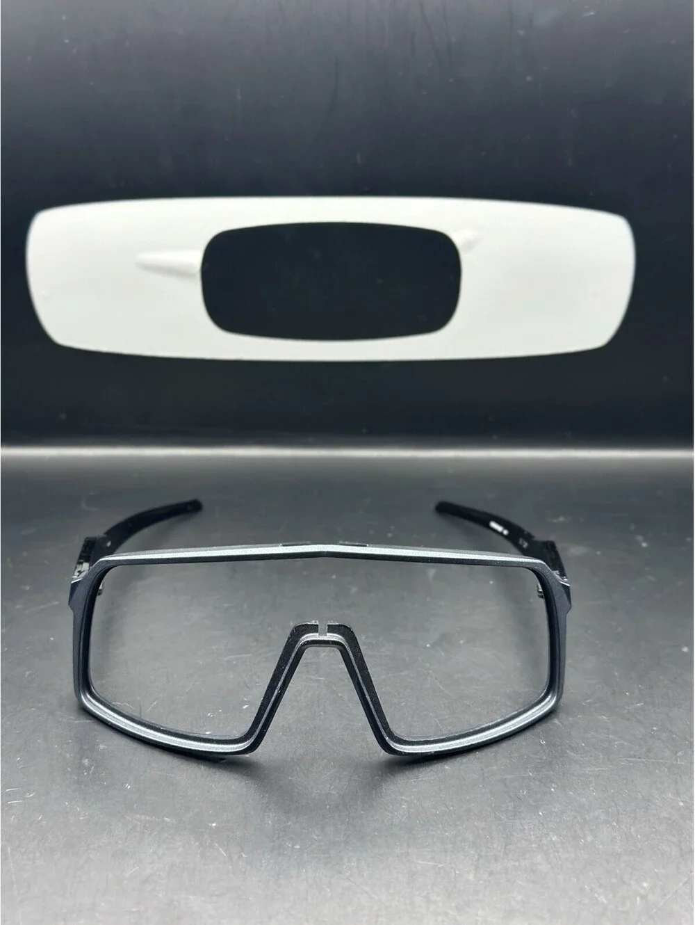 Oakley Sutro Blue Steel/Polished Black Frame (No Icons)